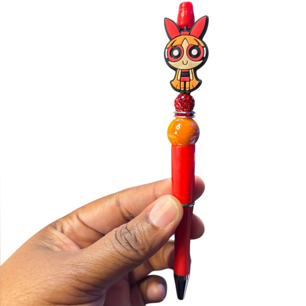 Handmade Red Cartoon Character Pen